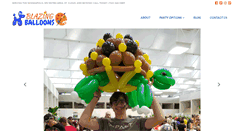 Desktop Screenshot of blazingballoons.com