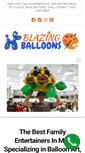 Mobile Screenshot of blazingballoons.com